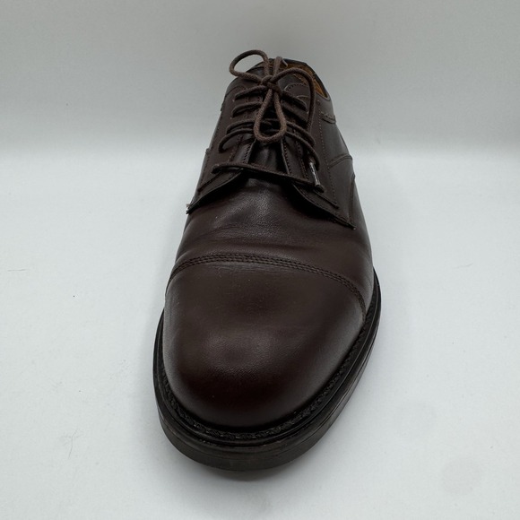 Bostonian Strada Size 9 M Brown Lace Up Dress Shoes Derby Leather Italy - Picture 10 of 12